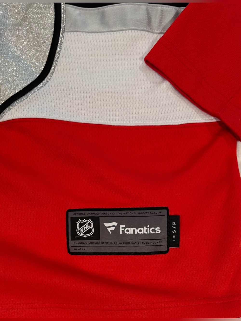 OTTAWA SENATORS NHL100 Classic Fanatics Breakaway Jersey Blank Red Size Small - Picture 3 of 7